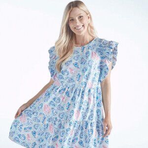Abstract Oyster Print Dress by Simply Southern